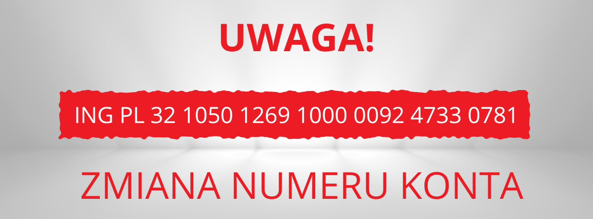 Zmiana numeru konta